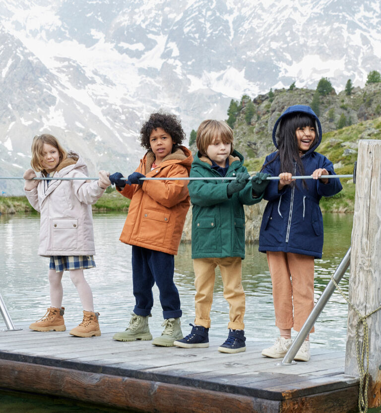 Pigiama Bambini Petit Bateau - Coste 1x1 A Righe Milleraie Blu - Comodo Ed Elasticizzato
