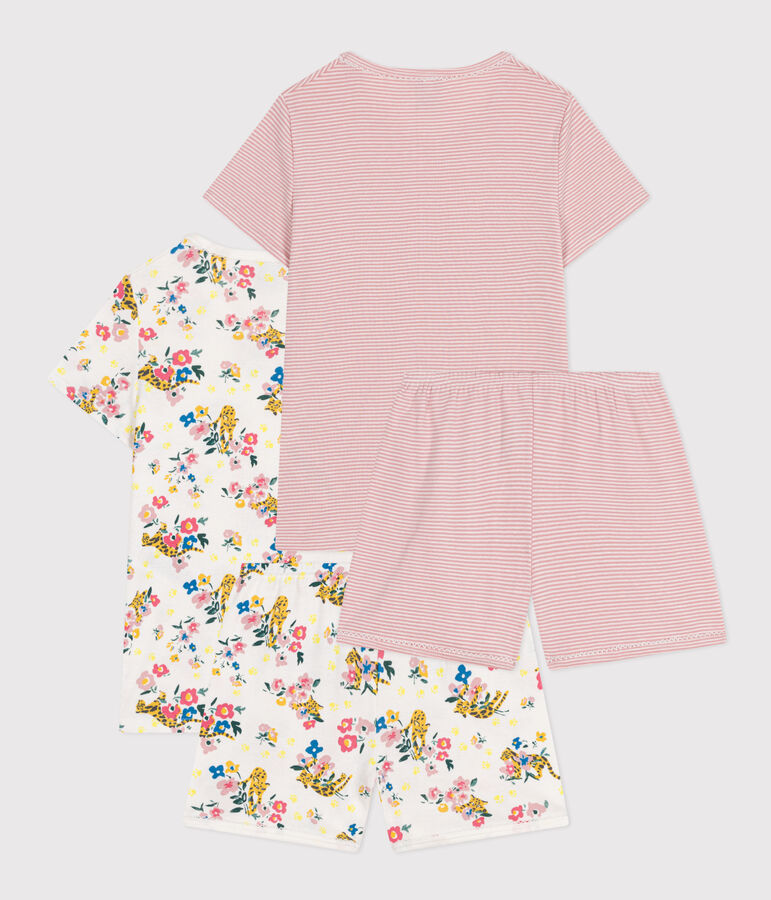 Confezione da 2 pigiami shorts in cotone bambino multicolore