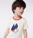 T-shirt a maniche corte in cotone con stampa bambino