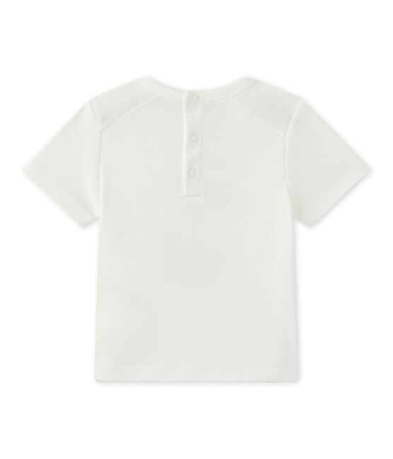T-shirt bebé bambino maniche corte bianco MARSHMALLOW