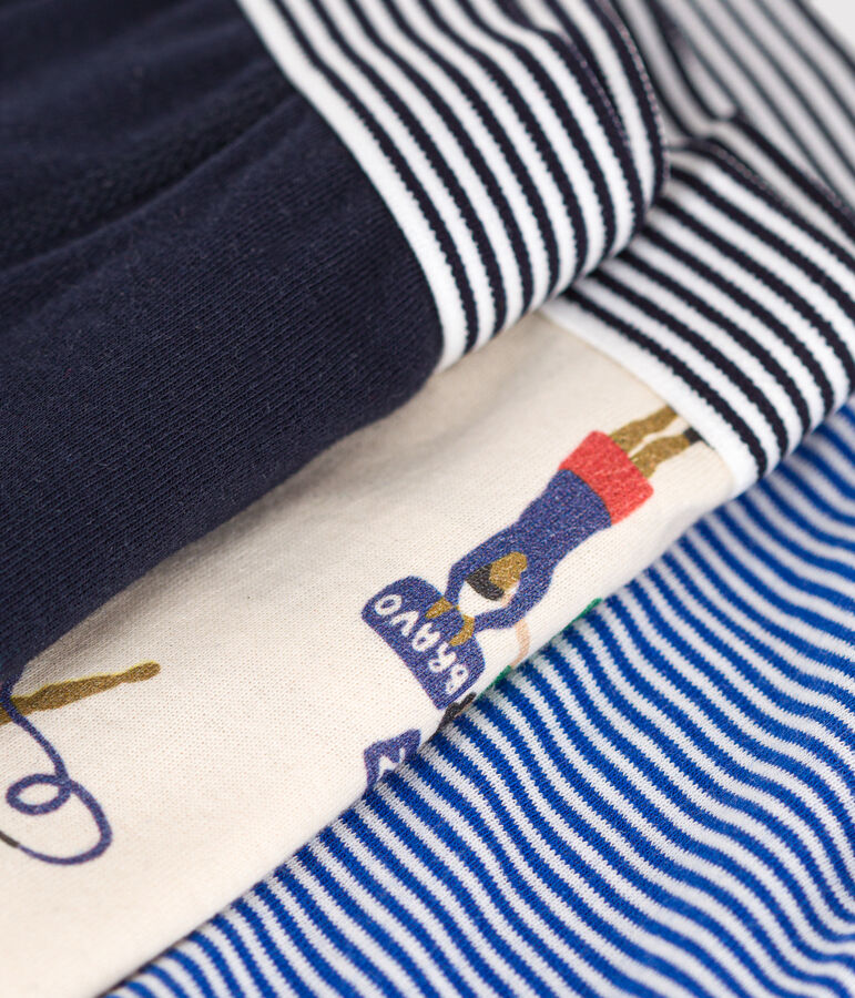 Confezione da 3 boxer in cotone bambino multicolore