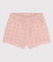 Pantaloncini in pizzo sangallo bebè	 rosa SALINE