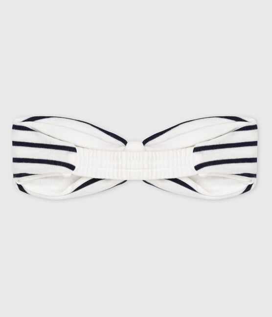Fascia bebè femmina a righe bianco MARSHMALLOW/blu SMOKING