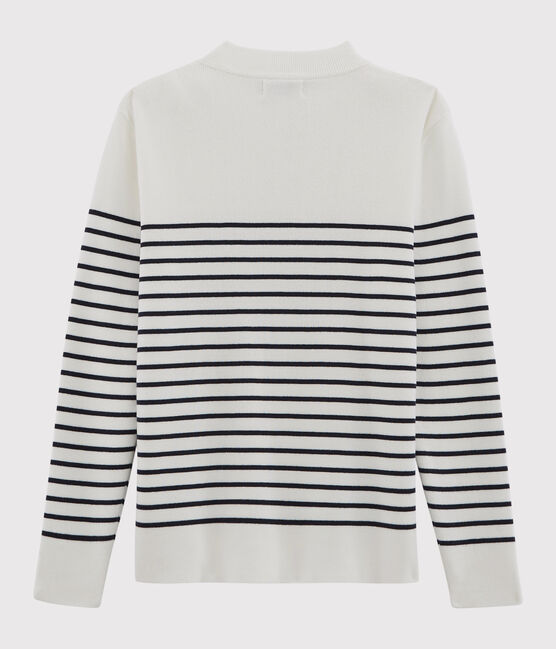 Pull marinaro Uomo bianco MARSHMALLOW/blu SMOKING
