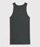 Canottiera iconica in cotone Donna grigio CITY CHINE