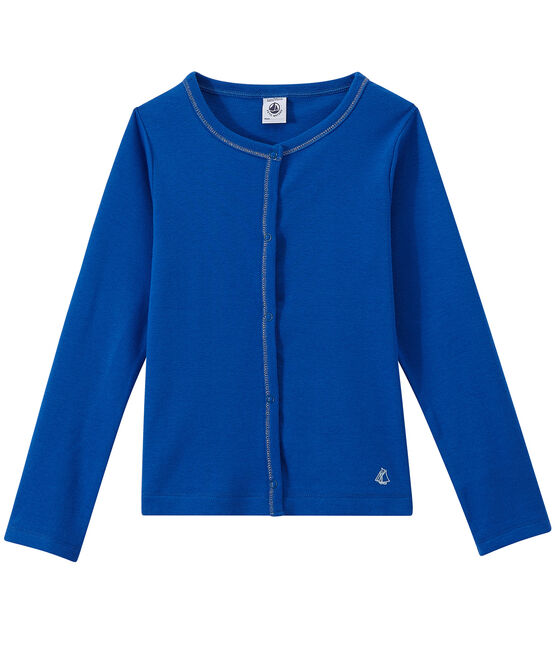Cardigan bambina blu PERSE
