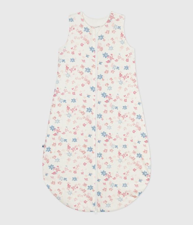 Sacco nanna neonato in cotone con stampa a fiori TOG 2 ecru/multicolore