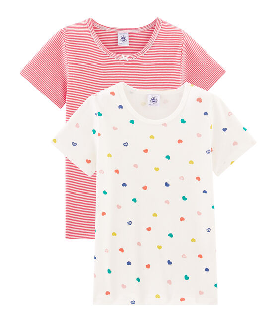 Duo t-shirt bambina maniche corte variante 1