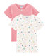 Duo t-shirt bambina maniche corte