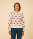 Maglia donna in tessuto felpato