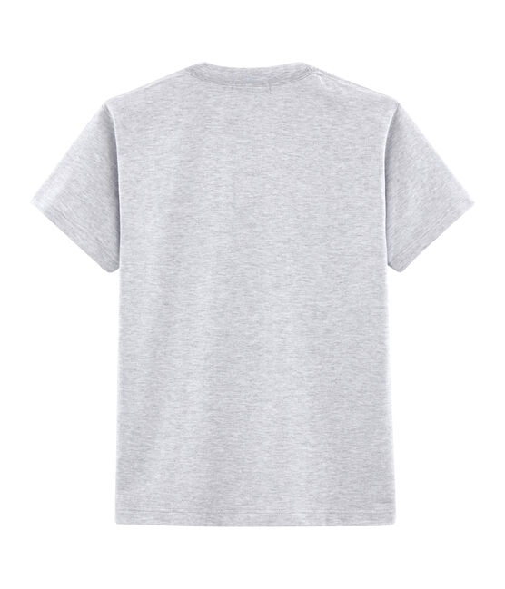 T-shirt unisex fantasia cartolina postale grigio POUSSIERE CHINE