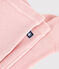 Pantaloni in maglia di lana e cotone neonato rosa JOLI