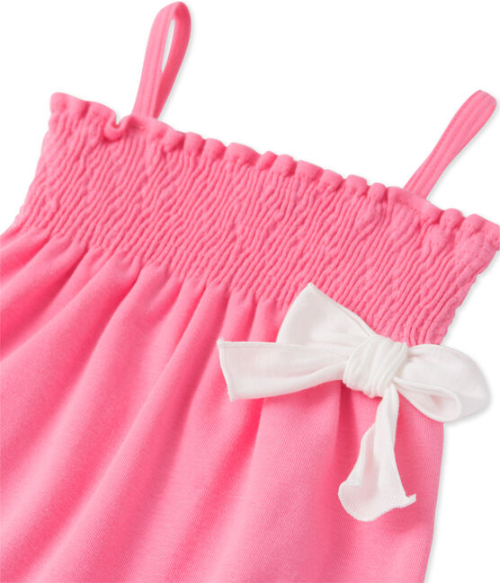 Combinaison courte bébé fille rosa Petal