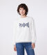 Felpa in cotone stampato donna