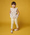 Pantaloni in serge bambina giallo CITRONEL
