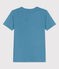 T-shirt L'ICONIQUE girocollo in cotone donna blu LAVIS