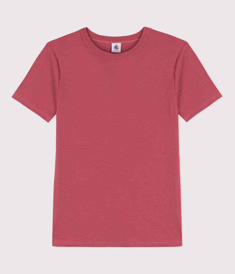 T-shirt L'ICONIQUE girocollo in cotone donna rosa PAPI