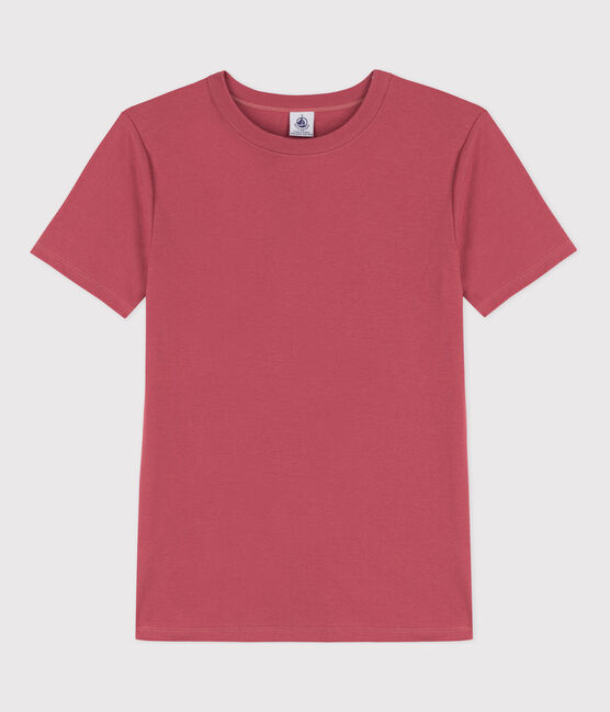 T-shirt L'ICONIQUE girocollo in cotone donna rosa PAPI