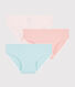 Confezione da 3 slip glitterati bambina
