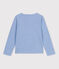 T-shirt in cotone bambina blu SKY CHINE