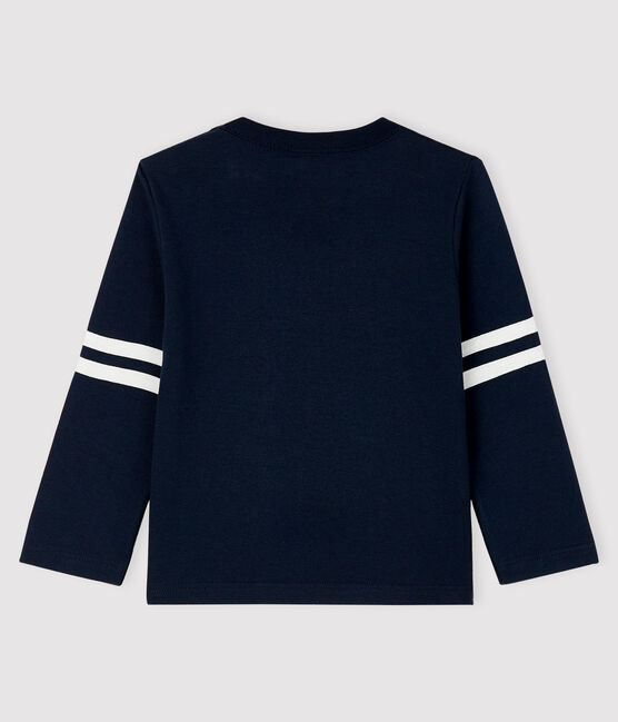 T-shirt bebè maschio blu SMOKING