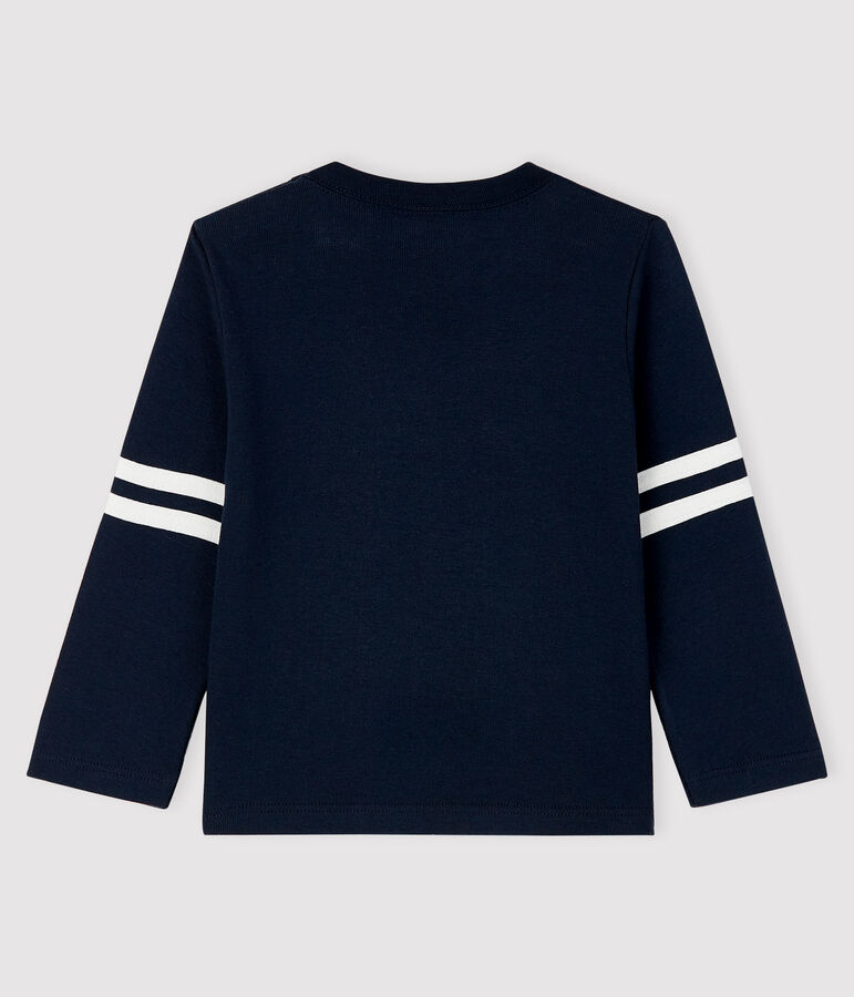 T-shirt beb&egrave; maschio blu