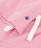 Pigiama a gamba ampia in cotone a righe bambina rosa/bianco