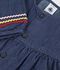 Abito a maniche lunghe in denim neonato blu