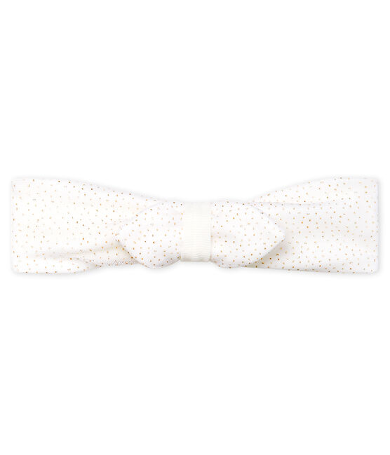 Fascia bebè femmina in tulle bianco MARSHMALLOW/rosa COPPER