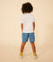 T-shirt stampata in jersey leggero bambino bianco MARSHMALLOW