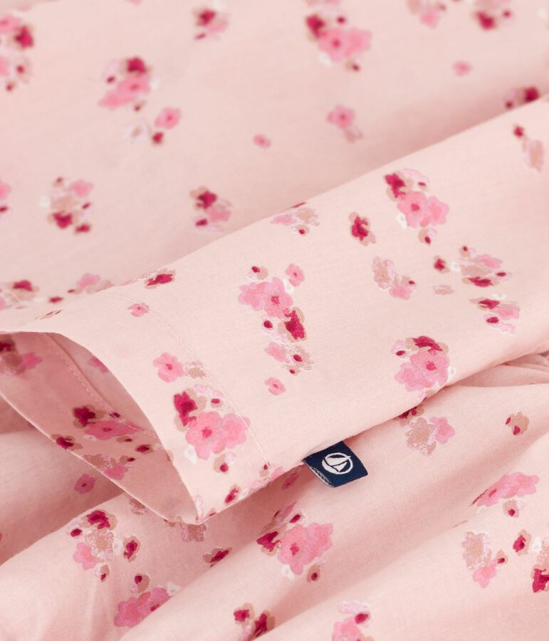 Abito senza maniche in cotone con bloomer abbinato neonata rosa/multicolore