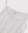 Abito con spalline iconico in cotone Donna grigio BELUGA CHINE