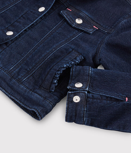 Giacca in denim bambina blu DENIM BLEU FONCE