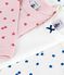 Set di body a maniche lunghe in cotone con mele stampate neonato variante 1