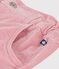 Pantaloni in velluto bambino rosa