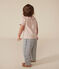 Blusa bebè a maniche corte in jersey rosa SALINE