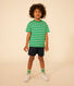 T-shirt a righe in jersey bambino