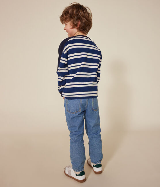Felpa in cotone spesso bambino blu MEDIEVAL/ MONTELIMAR