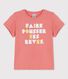 T-shirt a maniche corte in cotone bambina