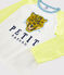 Pigiama motivo leopardo bambino in cotone giallo SUNNY/bianco MULTICO