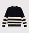 Maglione in cotone donna blu SMOKING/ AVALANCHE