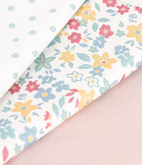 Set di 3 body a fiori con spalline in cotone  variante 1