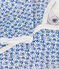Pigiama bebè in cotone a fiori blu MARSHMALLOW/ INCOGNITO