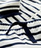 Set due pezzi righe alla marinara bio bebè bianco MARSHMALLOW/blu SMOKING