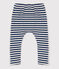 Pantaloni bebè a righe in tubique blu MEDIEVAL/ MONTELIMAR