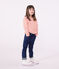 Maglia a righe a maniche lunghe in cotone unisex rosa FLEUR/ SPICY