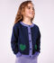 Cardigan in misto lana e cotone tinta unita bambina SOIR