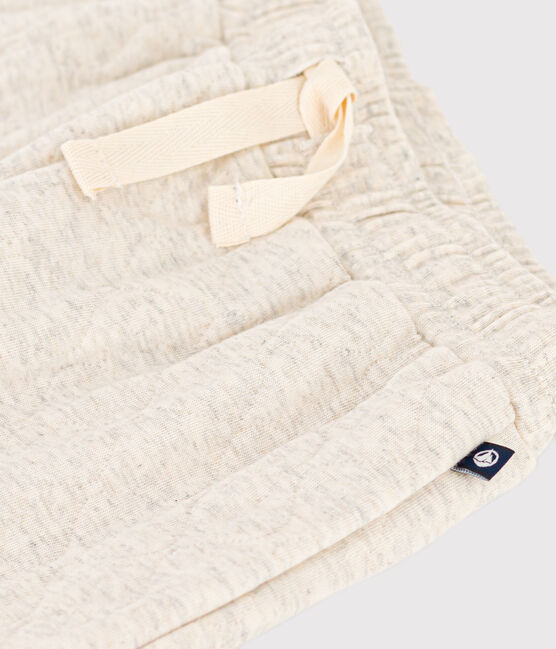 Pantaloni in tubique trapuntato bambino. beige MONTELIMAR CHINE