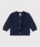 Cardigan in maglia di misto lana e cotone tinta unita neonato SOIR