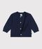 Cardigan in maglia di misto lana e cotone tinta unita neonato SOIR